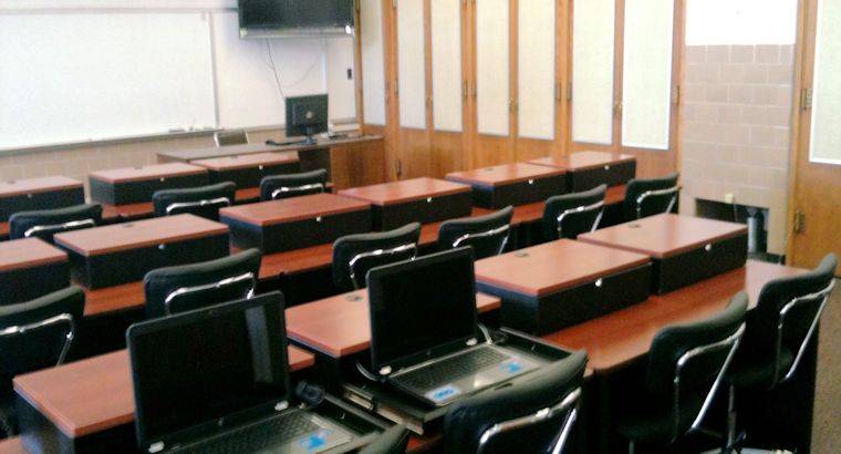 Lecture Room with Laptops